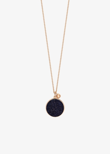 Collier Fantaisie Bleu électrique Et Or - Strass Et Résine - Sans Nickel - Modèle N24 - Neuf Avec étiquettes