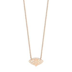 collier or rose 18 carats<br>by Ginette NY