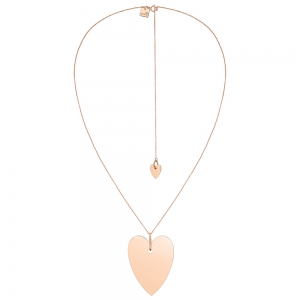 angèle jumbo heart on chain