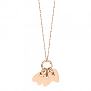 collier or rose 18 carats<br>by Ginette NY