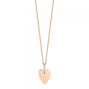 collier or rose 18 carats<br>by Ginette NY