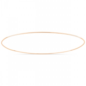 18 carat rose gold bangle<br>by Ginette NY