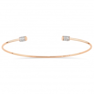 18 carat rose gold and diamonds  Ginette NY
