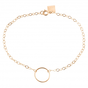 bracelet or rose 18 carats 
  by Ginette NY