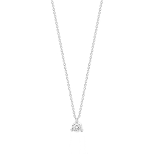 18 karat white gold necklace and diamond<br>by Ginette NY