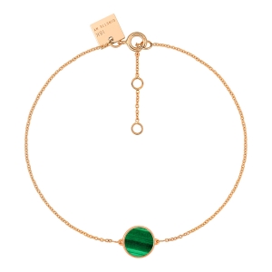 mini ever malachite disc bracelet