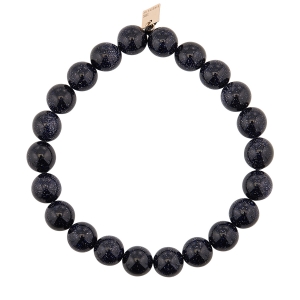 heal blue sandstone bead bracelet