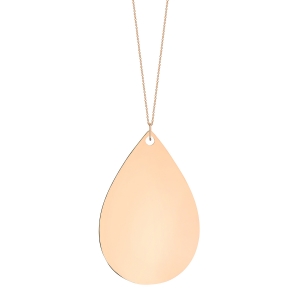 18 Karat rose gold necklace<br>by Ginette NY