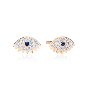 ajna sapphire and diamond studs