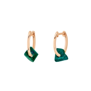 mini jala chrysocolle hoops