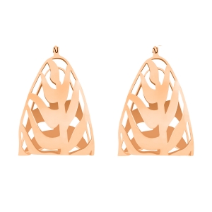créoles or rose 18 carats<br>by Ginette NY