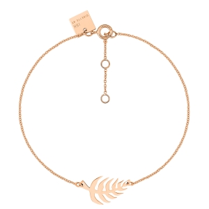18 karat rose gold bracelet<br>by Ginette NY