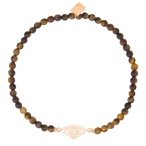 twenty ajna tiger eye mini bead bracelet