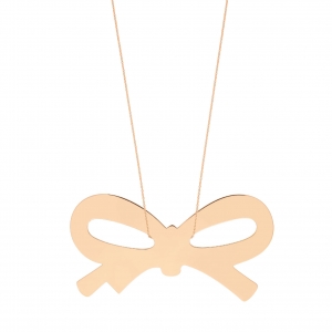 18 carat rose gold necklace 
  by Ginette NY