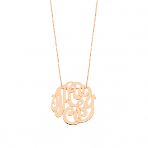 18 carat rose gold necklace Ginette NY