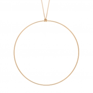 18 carat rose gold necklace Ginette NY