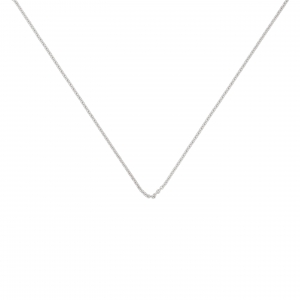18 carat white gold chain<br>by Ginette NY