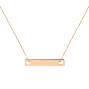 18 carat rose gold necklace Ginette NY