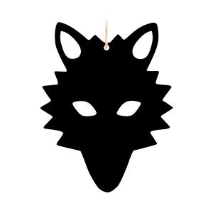 jumbo onyx wolf charm