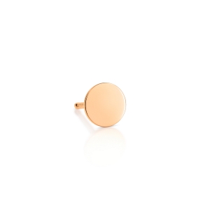 18 karat rose gold solo stud<br>by Ginette NY