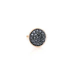 solo black diamond sequin stud