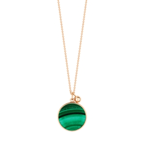 ever malachite disc on chain