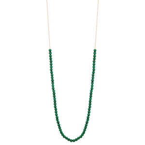 maria mini malachite boulier necklace