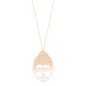 collier or rose 18 carats<br>by Ginette NY