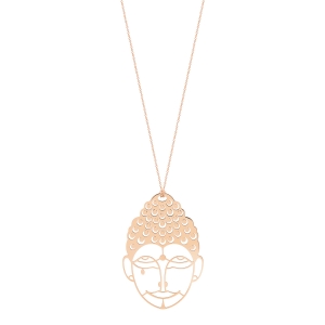 18 Karat rose gold necklace<br>by Ginette NY