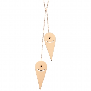 18 carat rose gold necklace
 by Ginette NY