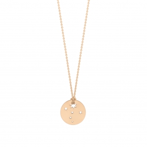 18 carat rose gold necklace Ginette NY