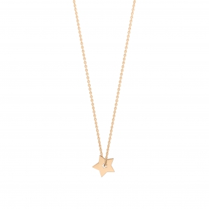 18 carat rose gold necklace Ginette NY