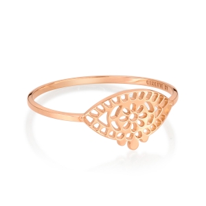 bague or rose 18 carats<br>by Ginette NY