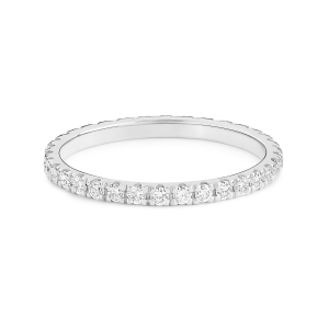 alliance or blanc 18 carats et diamants<br>by Ginette NY