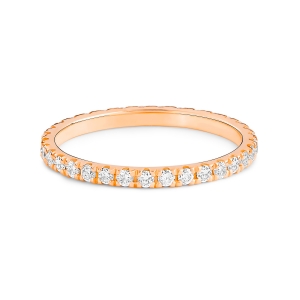 alliance or rose 18 carats et diamants<br>by Ginette NY