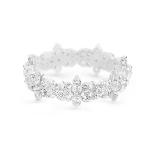 alliance or blanc 18 carats et diamants<br>by Ginette NY