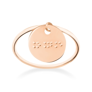 braille circle ring