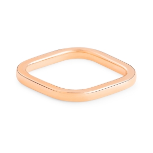 18 karat rose gold wedding band<br>by Ginette NY