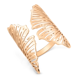 bague or rose 18 carats<br>by Ginette NY