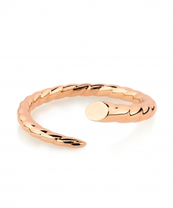 bague or rose 18 carats<br>by Ginette NY