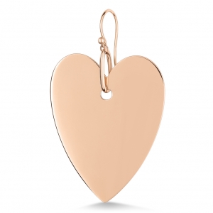 18 carat rose gold solo earring<br>by Ginette NY