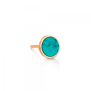 solo ever turquoise disc stud