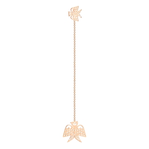 solo long georgia pendant earring