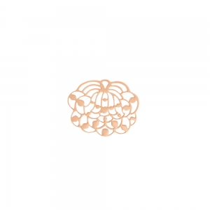 boucle d'oreille solo or rose 18 carats<br>by Ginette NY