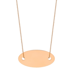 collier or rose 18 carats<br>by Ginette NY
