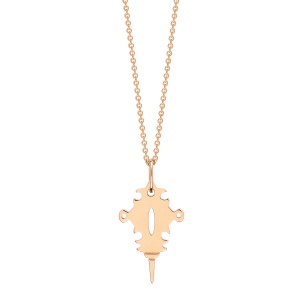 collier or rose 18 carats by Ginette NY