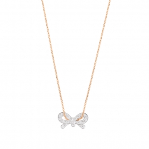 tiny white diams bow