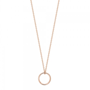 collier or rose 18 carats<br>by Ginette NY