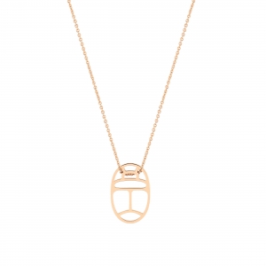 18 carat rose gold necklace Ginette NY