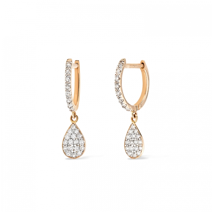 EARRINGS - Diamond bliss hoops | Ginette NY